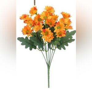 Vibrant Orange Chrysanthemum Stems